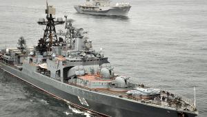 Rosyjski okręt Siewieromorsk, fot. U.S. Navy