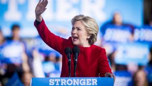 Hillary Clinton w Pittsburghu w stanie Pensylwania, 7.11.2016